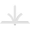 Ekena Millwork Redmond Architectural Grade PVC Gable Bracket, 60"W x 37 1/2"H x 4"D x 4"F, 15/12 Pitch GBP060X38X0404RED00 - alternate 3